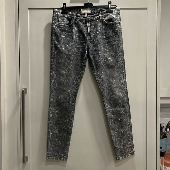 NWOT Current Elliot snakeskin jeans - Picture 3 of 9